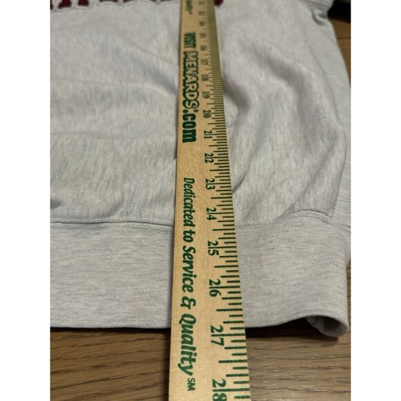 MV Sport Reverse Weave Harvard Crew Neck Sweatshirt Embroidered 90s Y2K S READ - Picture 6 of 11